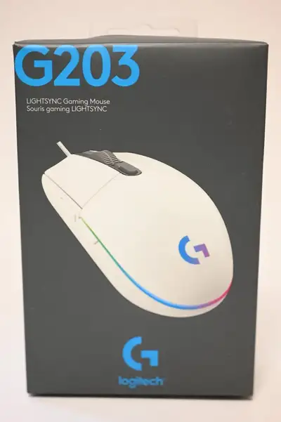 Gaming Mouse Logitech G203 LIGHTSYNC 8000 DPI Optical Brand NEW, View more