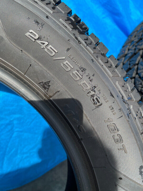 Goodyear Studded Ultra Grip Winter tires 245/55/R19 in Tires & Rims in Nanaimo - Image 4