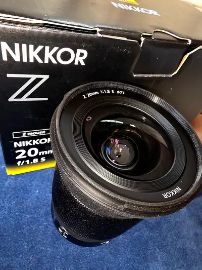* NIKON Z MOUNT 20mm f1.8 S LENS * NEW * UNUSED *, View more