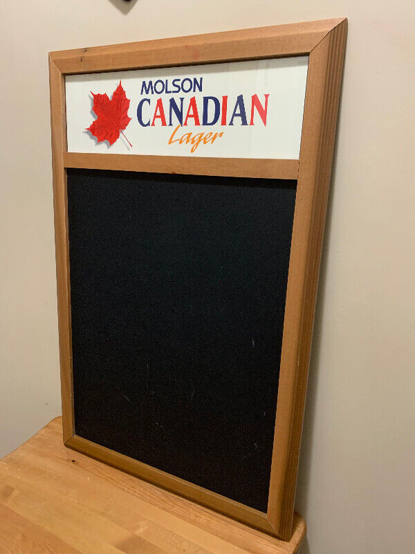 Vintage Molson Canadian beer bar pub sign board  Mint in Arts & Collectibles in Calgary - Image 3