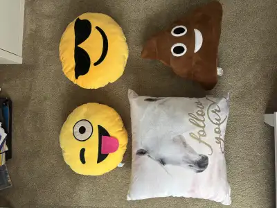 Emoji pillows, View more