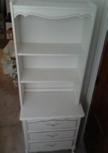 Vintage French Provincial white bedroom set with Gold trim. in Dressers & Wardrobes in Edmonton - Image 2