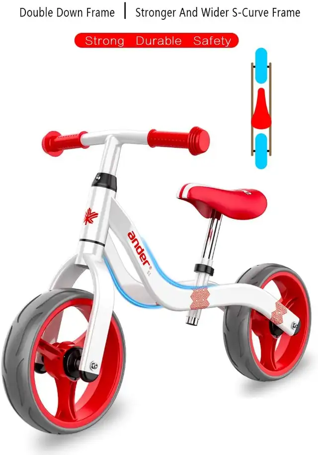 Red *NEW*  Kid Balance Bike, 10.5-inch wheels, Ultra-light in Kids in Ottawa - Image 5