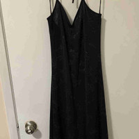 Black Sequin Dress