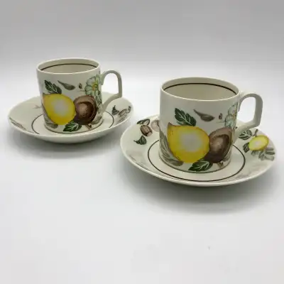 2 Vintage Villeroy & Boch Bali Cup & Saucer Sets $15 each, View more