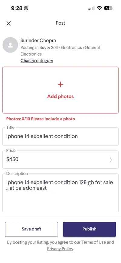iphone 14 excellent condition, View more