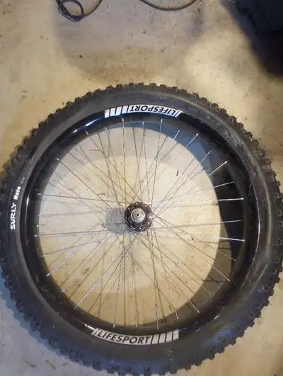 Surly Nate 100 Fat Bike Wheel with Lifesport Rim, View more