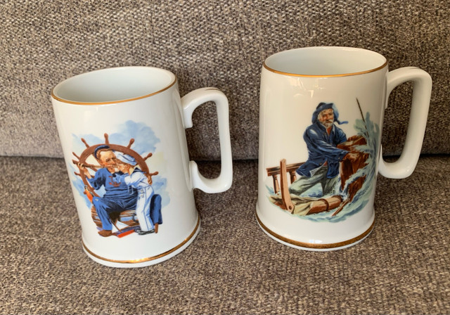 Norman Rockwell collector mugs in Arts & Collectibles in Pembroke - Image 3