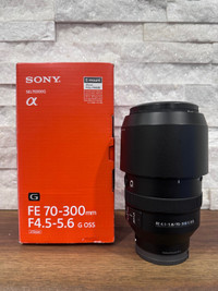 Sony SEL FE 70-300mm f4.5-5.6 G OSS E-Mount Lens