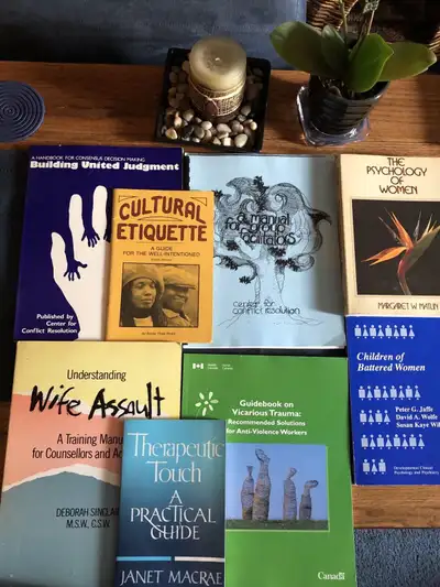 Used text books from the George Brown Assaulted Women and Children Program. 1992-1993 Price lowered...