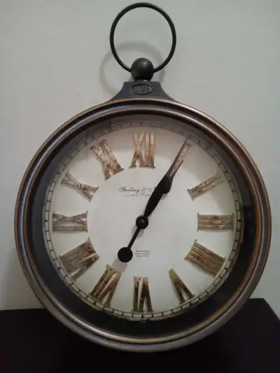 Vintage Sterling & Noble Wall Clock , View more