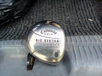 Calaway  titanium driver head with golf ball gift set