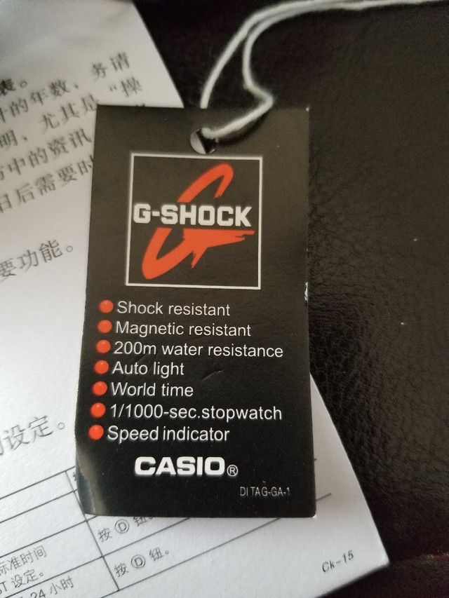 Casio G Shock watch montre Neuf homme  G-Shock  dans Bijoux et montres  à Ville de Montréal - Image 4