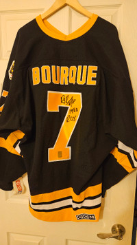 Derek Sanderson Boston Bruins Autographed Black/Gold Custom Jersey