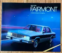 1980 FORD FAIRMONT AUTO BROCHURE FOR SAKE