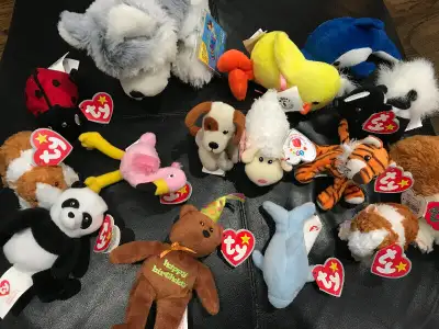 TY toys collection $3 each, View more