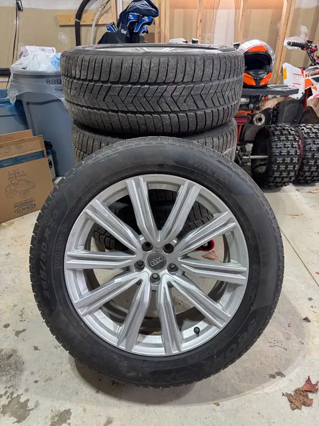 265/50 R20 Pirelli Scorpion Winter tires on Alloys in Tires & Rims in Kawartha Lakes - Image 2