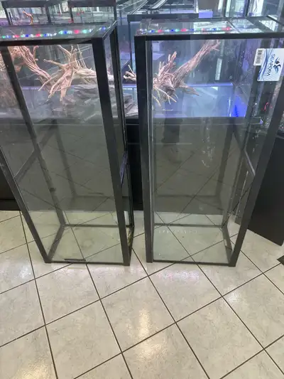 slightly used 55 gallon show tanks , View more