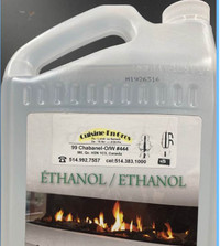 Éthanol liquide pour foyer/Ethanol for fireplaces.