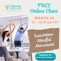 FREE Online Lunchtime Mindful Movement