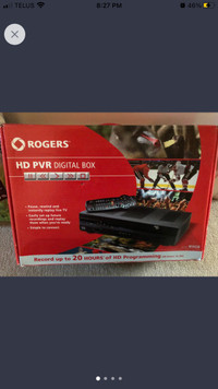 Pvr box and a tv box 