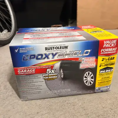 Rust-Oleum EpoxyShield Garage Floor Coating Kit Grey 2.5 Car, View more