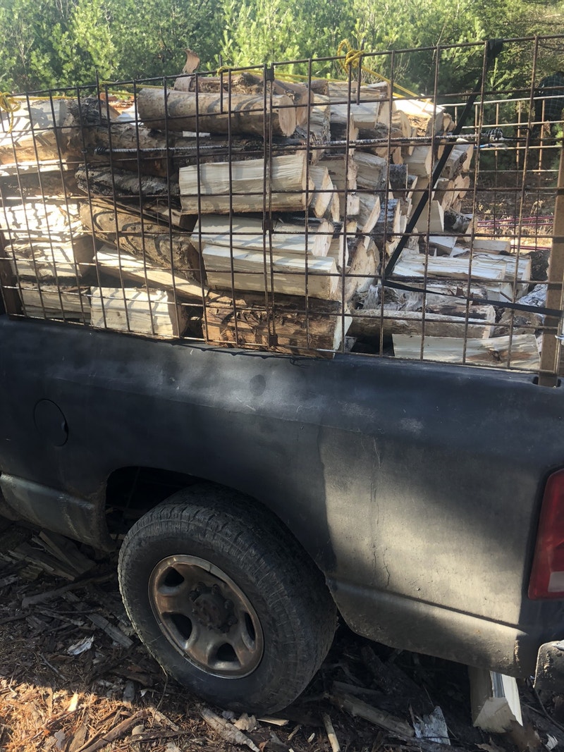Warman dump trailer, range rd firewood processor and cummins ram