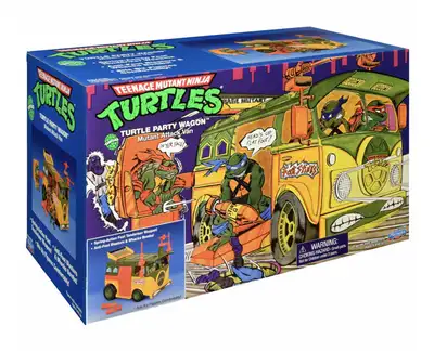 Teenage Mutant Ninja Turtles Party Wagon TMNT Playmates Turtle Van Pirates Cove Collectibles Ltd. 12...