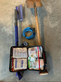 Car Winter brush/Scrapper shovel cord & safety kit