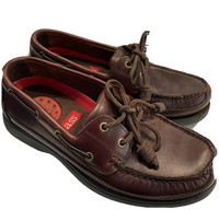 Bass Harry Brown Leather Boat Shoes, Mens