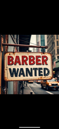 Barber Wanted