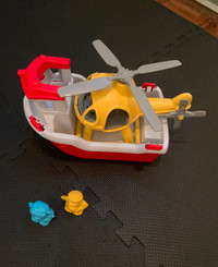 Rescue Boat & Helicopter Toy/ Bateau de sauvetage et hélicoptère