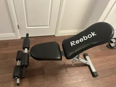 Reebok Adjustable Sit-Up / Decline Bench – Excellent Condition, View more