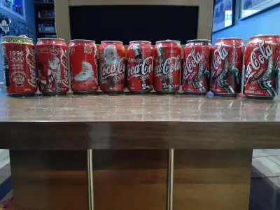 3 lots of Coke Cans, View more