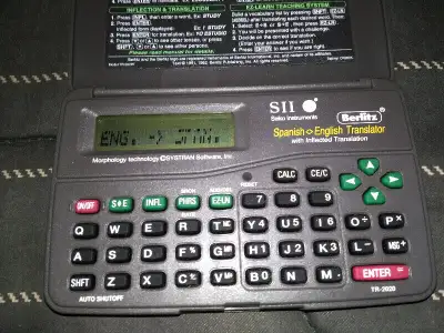 Seiko Instruments Spanish/English Electronic Translator in Worki, View more