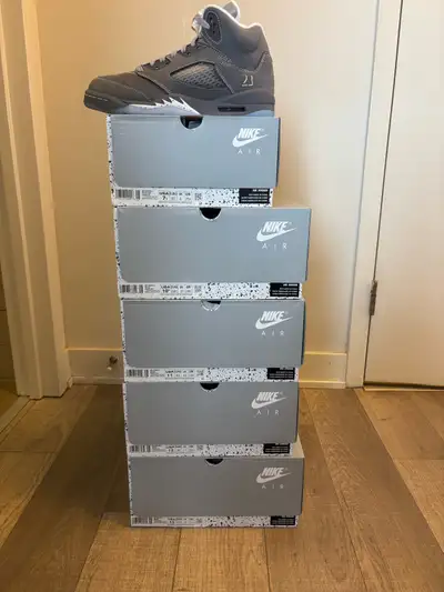 Jordan 5 Wolf Grey size 13/12/11.5/11/10.5/7y, View more