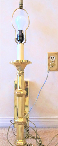 Solid Brass Wall Mounted Lamp/Sconce By Paul Hanson Company