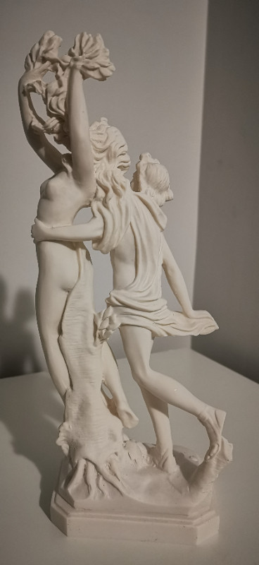 Apollo & Daphne Bernini God Greek Nude Maiden Cast Marble Statue in Arts & Collectibles in City of Toronto - Image 4