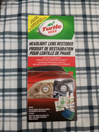 Headlight lens restorer