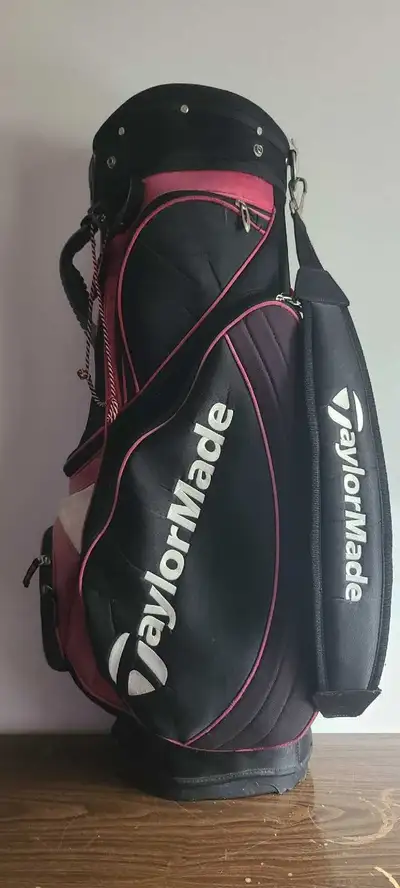 TaylorMade Golf Bag Micro Lite B Multi-section Black/Pink/White, View more