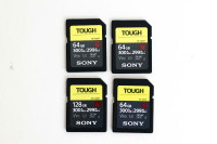 Sony Tough 64GB SDXC Uhs-II V90 SD Memory Cards