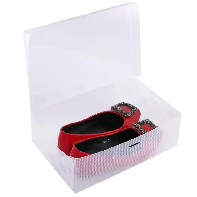 Smart Storage Foldable Clear Shoe Box in Storage & Organization in Burnaby/New Westminster - Image 2