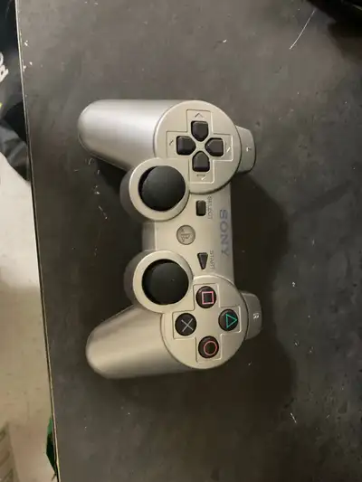 PS3 controller silver, View more