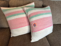 Wool Blanket Decorative Pillows
