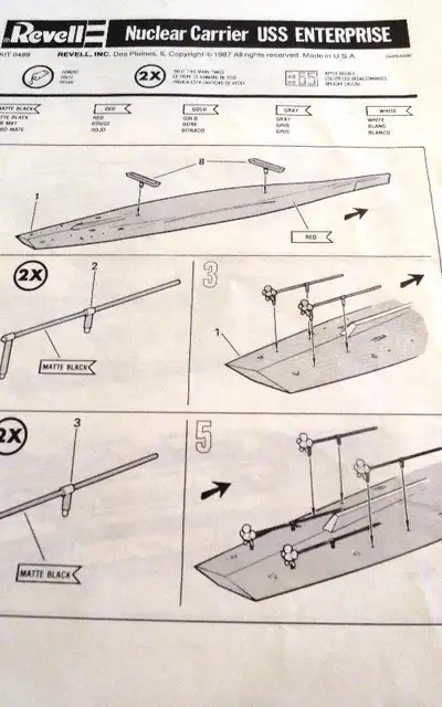 Aircraft Carriers Model Kit INSTRUCTIONS ONLY!  Revell & Italeri, View more