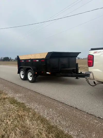 2020 Bluewater Dump Trailer 10’ 3500lb Axels Scissor Lift New lights all around and new tires last y...