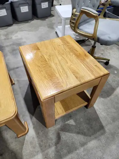 Wood End Table, View more