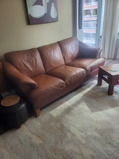 LUXURY LEATHER SOFA and CHAIR, View more