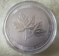 Silver Coin, 2021 Magnificent Maple Leaves, 10 Troy Ounce