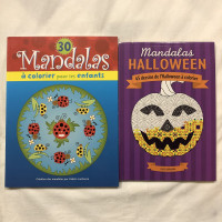 Set of 2 ~ Mandalas ~ Colouring Books